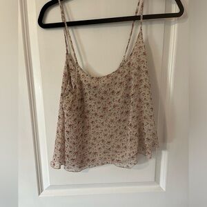 Floral Flowy Crop Top
